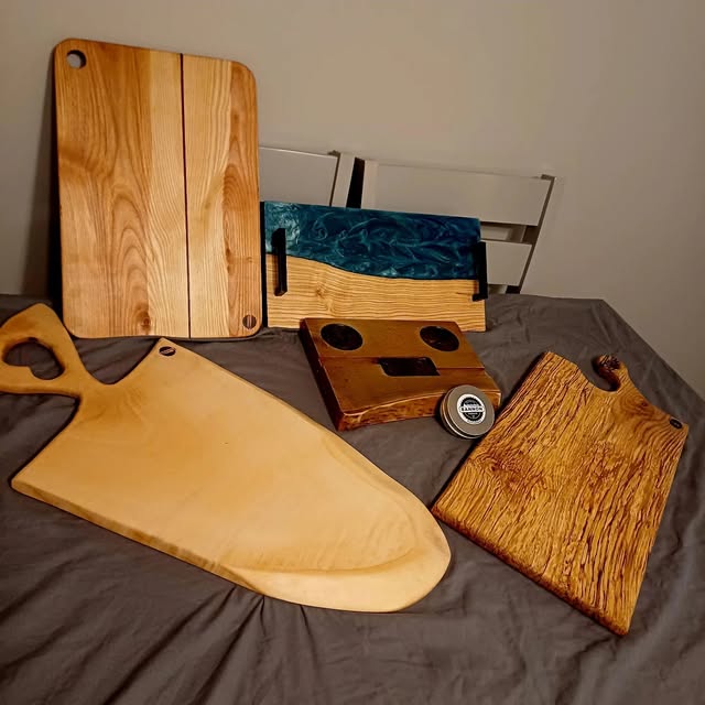 Collection of Bannon Woodworks pieces